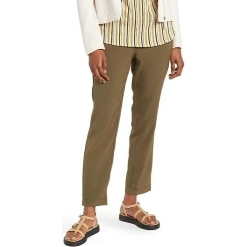 NWT Max Studio Twill Pull-On Trousers XS